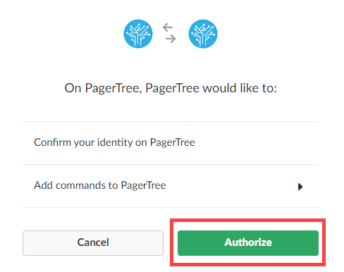 authorize button